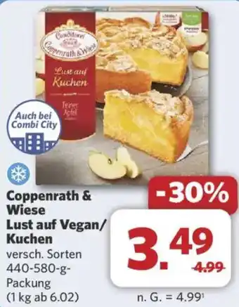 Combi Coppenrath & Wiese Lust auf Vegan/ Kuchen Angebot