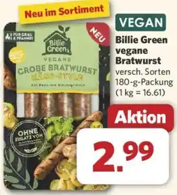 Combi Billie Green vegane Bratwurst Angebot