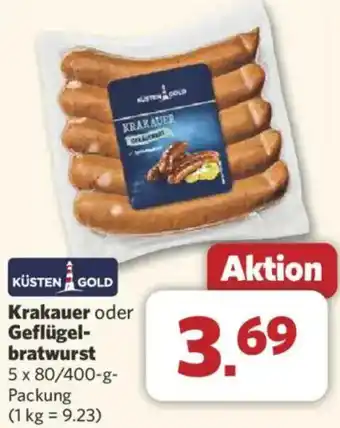 Combi KÜSTEN GOLD Krakauer oder Geflügelbratwurst Angebot