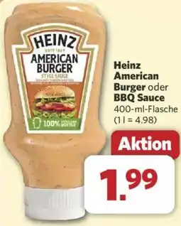 Combi Heinz American Burger oder BBQ Sauce Angebot