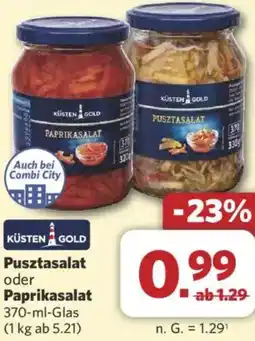 Combi KÜSTEN GOLD Pusztasalat oder Paprikasalat Angebot