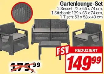 CENTERSHOP Gartenlounge-Set Angebot