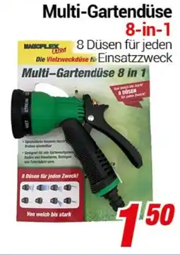 CENTERSHOP Multi-Gartendüse 8 in 1 Angebot