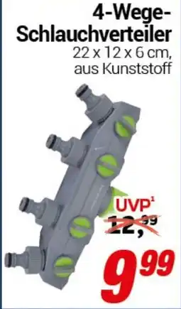 CENTERSHOP 4-Wege- Schlauchverteiler Angebot