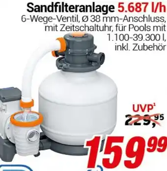 CENTERSHOP Bestway Sandfilteranlage 5.687 l/h Angebot