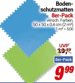 CENTERSHOP Boden- schutzmatten 8er-Pack Angebot