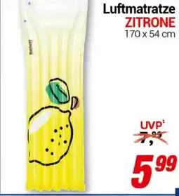 CENTERSHOP Luftmatratze ZITRONE Angebot