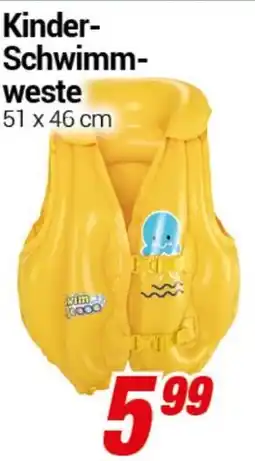 CENTERSHOP Kinder-Schwimm- Weste Angebot