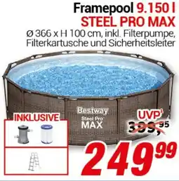 CENTERSHOP Bestway Framepool STEEL PRO MAX Angebot