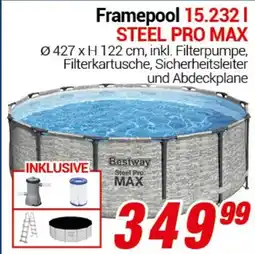 CENTERSHOP Bestway Framepool STEEL PRO MAX Angebot