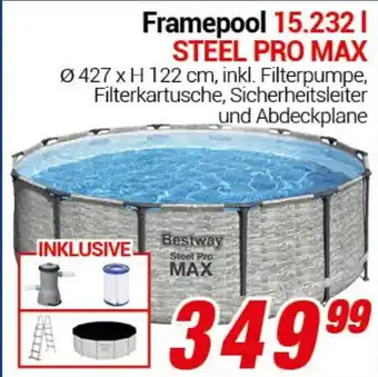 CENTERSHOP Bestway Framepool STEEL PRO MAX Angebot