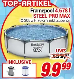 CENTERSHOP Bestway Framepool STEEL PRO MAX Angebot