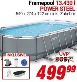 CENTERSHOP Bestway Framepool POWER STEEL Angebot