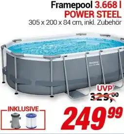CENTERSHOP Bestway Framepool POWER STEEL Angebot