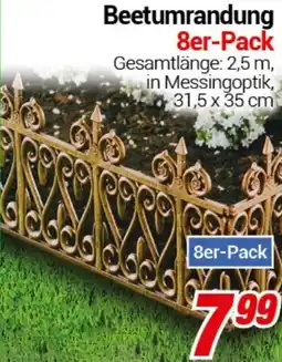 CENTERSHOP Beetumrandung 8er pack Angebot