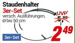 CENTERSHOP Staudenhalter 3er-Set Angebot