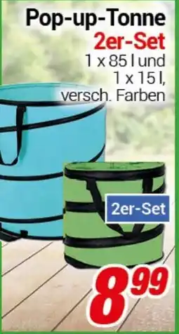 CENTERSHOP Pop-up-Tonne 2er-Set Angebot