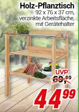 CENTERSHOP Holz-Pflanztisch Angebot