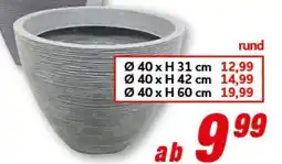 CENTERSHOP Blumentopf rund Angebot