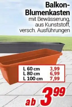 CENTERSHOP Balkon-Blumenkasten Angebot