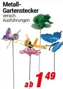 CENTERSHOP Metall- Gartenstecker Angebot