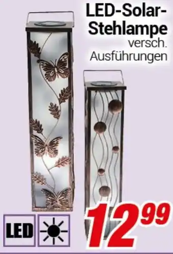 CENTERSHOP LED-Solar- Stehlampe Angebot