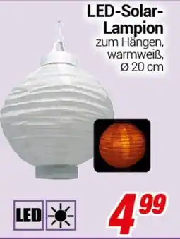 CENTERSHOP LED-Solar- Lampion Angebot