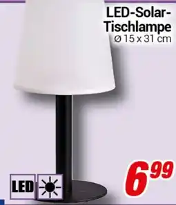 CENTERSHOP LED-Solar- Tischlampe Angebot