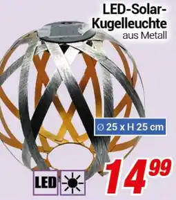 CENTERSHOP LED-Solar- Kugelleuchte Angebot