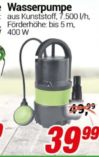 CENTERSHOP Wasserpumpe Angebot