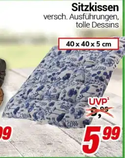 CENTERSHOP Sitzkissen Angebot