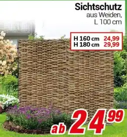 CENTERSHOP Sichtschutz Angebot