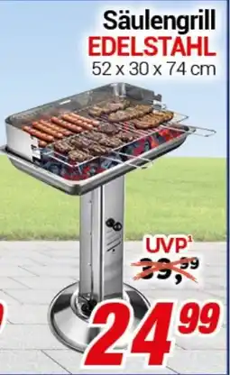CENTERSHOP Säulengrill EDELSTAHL Angebot