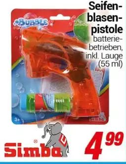 CENTERSHOP Seifen- blasen- pistole Simba Angebot