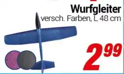 CENTERSHOP Wurfgleiter Angebot