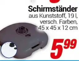 CENTERSHOP Schirmständer Angebot