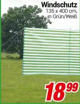 CENTERSHOP Windschutz Angebot