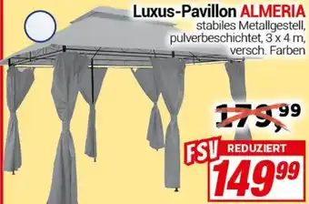 CENTERSHOP Luxus-Pavillon ALMERIA Angebot