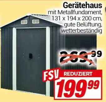 CENTERSHOP Gerätehaus Angebot