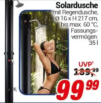 CENTERSHOP Solardusche Angebot