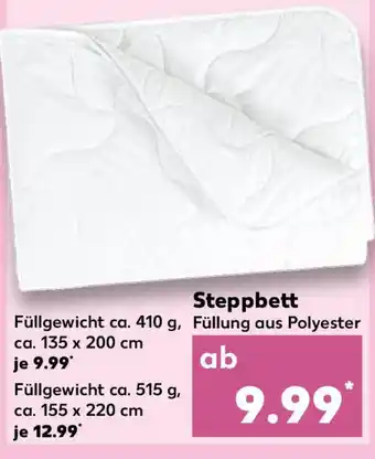 Kaufland LIV&BO TopCool-Bettwaren Steppbett Angebot