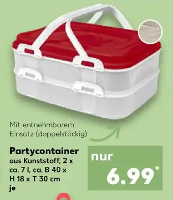 Kaufland Partycontainer Angebot