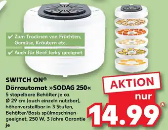 Kaufland SWITCH ON Dörrautomat "SODAG 250" Angebot