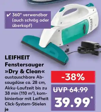 Kaufland LEIFHEIT Fenstersauger >>Dry & Clean<< Angebot