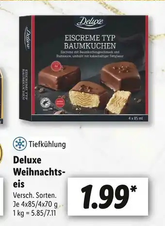 Lidl Deluxe weihnachtseis Angebot
