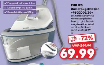 Kaufland PHILIPS Dampfbügelstation >>PSG2000/20<< Angebot