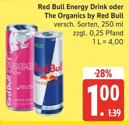 Marktkauf Red Bull Energy Drink oder The Organics by Red Bull Angebot