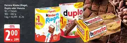 Marktkauf Ferrero Kinder Riegel, Duplo oder Hanuta Angebot