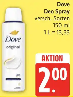 Marktkauf Dove Deo Spray Angebot