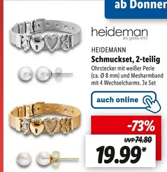 Lidl Heidemann schmuckset, 2-teilig Angebot